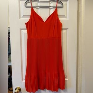 Storee pleated red dress